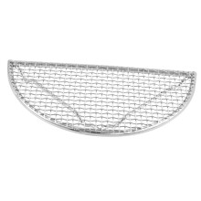 Edelstahlgrill Grillmatten Set Für Outdoor Grill und Campinggrill, Rutschfeste Grillnetz und Kochrost, Silber