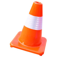 Warning Cone Road Cone 75 cm Red Reflective Plastic Traffic Cone for Parking and Construction Site Safety