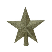 Rosemary Green Christmas Tree Topper Star Glitter Tree Decoration 19cm