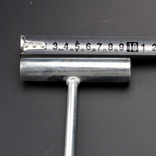 Manhole Hook Tool 60 cm Drain Lid Hook Roller for Lifting Well Covers Single Hook Heavy-Duty Design 1