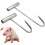 Manhole Hook Tool 60 cm Drain Lid Hook Roller for Lifting Well Covers Single Hook Heavy-Duty Design 4