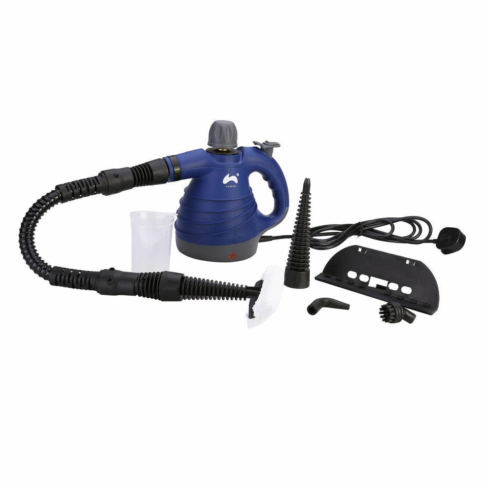Ovation 1000W Electric Portable Hand Held Steam Steamer Cleaner & Accessories