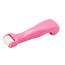 Roller Quilting Seam Roller Hand Tool - Easy Grip Wheel for Sewing, Wallpaper, Quilting, Home Accessories, Rose Color