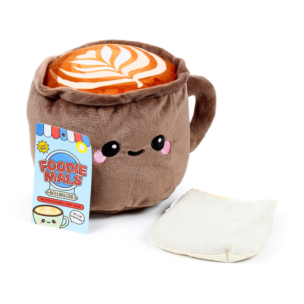 Foodiemals Cup Of Cappucino 3D Lavender Heat Pack