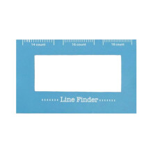 Knitting Pattern Holder with Magnetic Ruler, 3.94 x 2.36 Inches Sewing Guide Tool for Beginners and Professionals