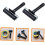 Rubber Printing Rollers 2-Pack for Crafts and Paint Application, Easy to Clean, Smooth Finish, Durable Material 4