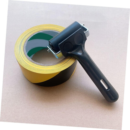 2 Pcs Printmaking Brayers Double Roller for Stamping Adhesive Ink on Black Plastic Surfaces 2