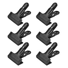 Schwerlast 6er Pack Metallklemmen für Fotohintergründe mit Gummischutzzubehör