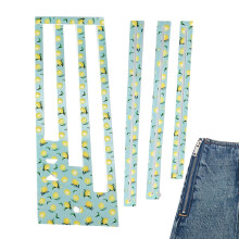 Zip Pocket Stencil Set for Sewing, Acrylic Zip Pocket Tool Templates, Measuring Bag Zipper Patterns, Compatible with Various Projects