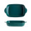 Lasagneform Ceramic Set of 2, Rounded Corners, Double Handle Bakeware, Microwave Safe, Dark Green 1