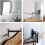 Cosmetic Mirror Wall Mounted 360 Swivelling Makeup Mirror 3x Magnifying Single Sided Rectangular Silver Finish 4