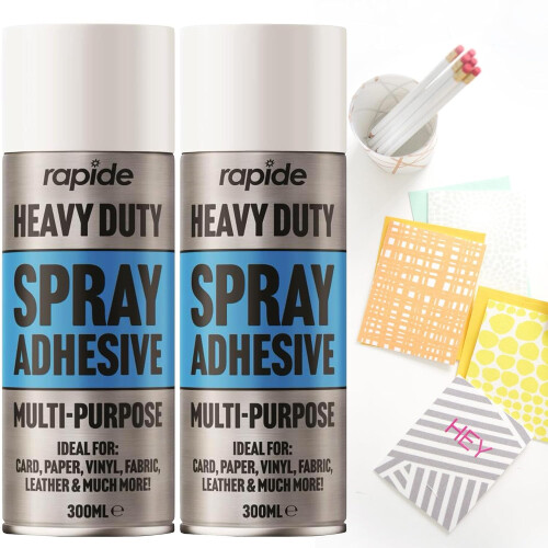 4 x Spray Glue Mount Adhesive Multipurpose Heavy Duty Craft Glue 1