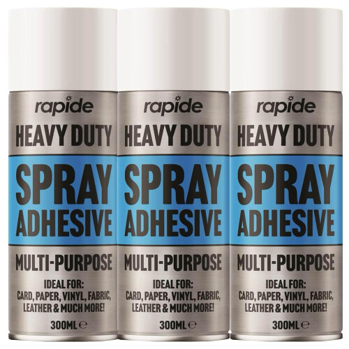 4 x Spray Glue Mount Adhesive Multipurpose Heavy Duty Craft Glue