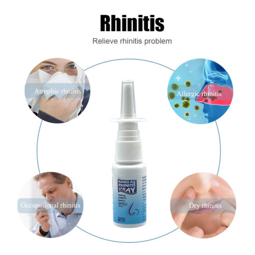 Spray nasal NR-01, 20 ml, transparent, pour rhinite 2