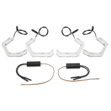 LED-Angelaugenbeleuchtungssatz für M2, M3, M4, 2er, 3er, 4er, 5er Serie Weiß Gelb