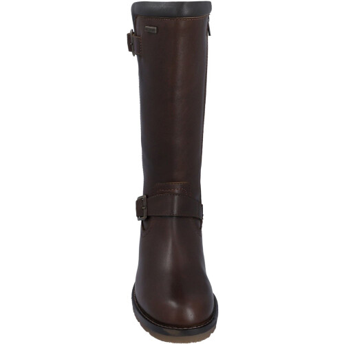 Hunter (Brown, 4 (Adults')) Hunter Skye Tall Boot Leather Women's Brown Boots 2