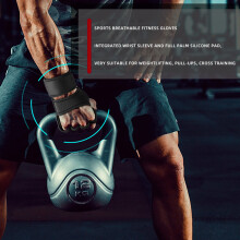 Belüftete Trainingshandschuhe mit rutschfester Silikonhandfläche für Fitness & Training