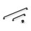 (320mm Handle) Matt Black Octagonal Cabinet Handles Square Bars 1