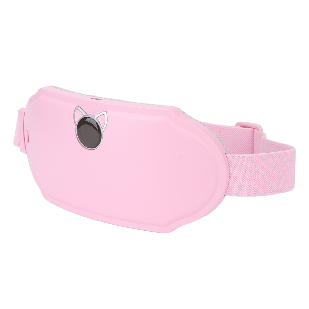 Pink Menstrual Heating Belt With 6 Temp Gear & Vibration, 1800Mah, 19X9cm