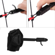 Leichter Bogenschieß-Trigger-Aid mit Handgelenksband und 360 Rotation