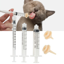 Pet-Spritzenabfüllung 3er Pack für Katzen und Hunde – 2ml Fassungsvermögen, Gelb
