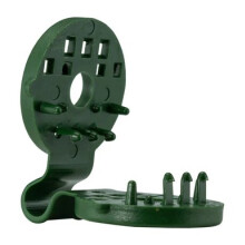 Shade Mesh Clips, Green, Plastic, Pack of 10, Universal Fit for Outdoor Garden Netting, Rope Attachment