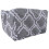 Waterproof Dustproof Ceiling Mount Projector Protective Cover Grey Flower 21x33.5cm 13