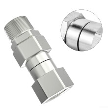 Anti-Design M22-14 High Pressure Stainless Steel Joint for Car Wash Hose Applications, Durable and Compatible