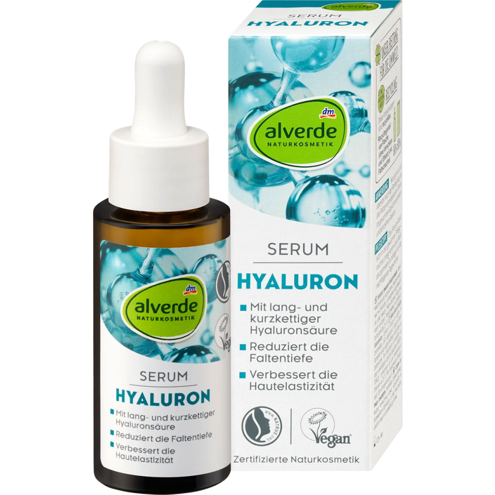 Alverde Natural Cosmetic 2X Alverde Naturkosmetik Hyaluronic Face Serum 30 Ml