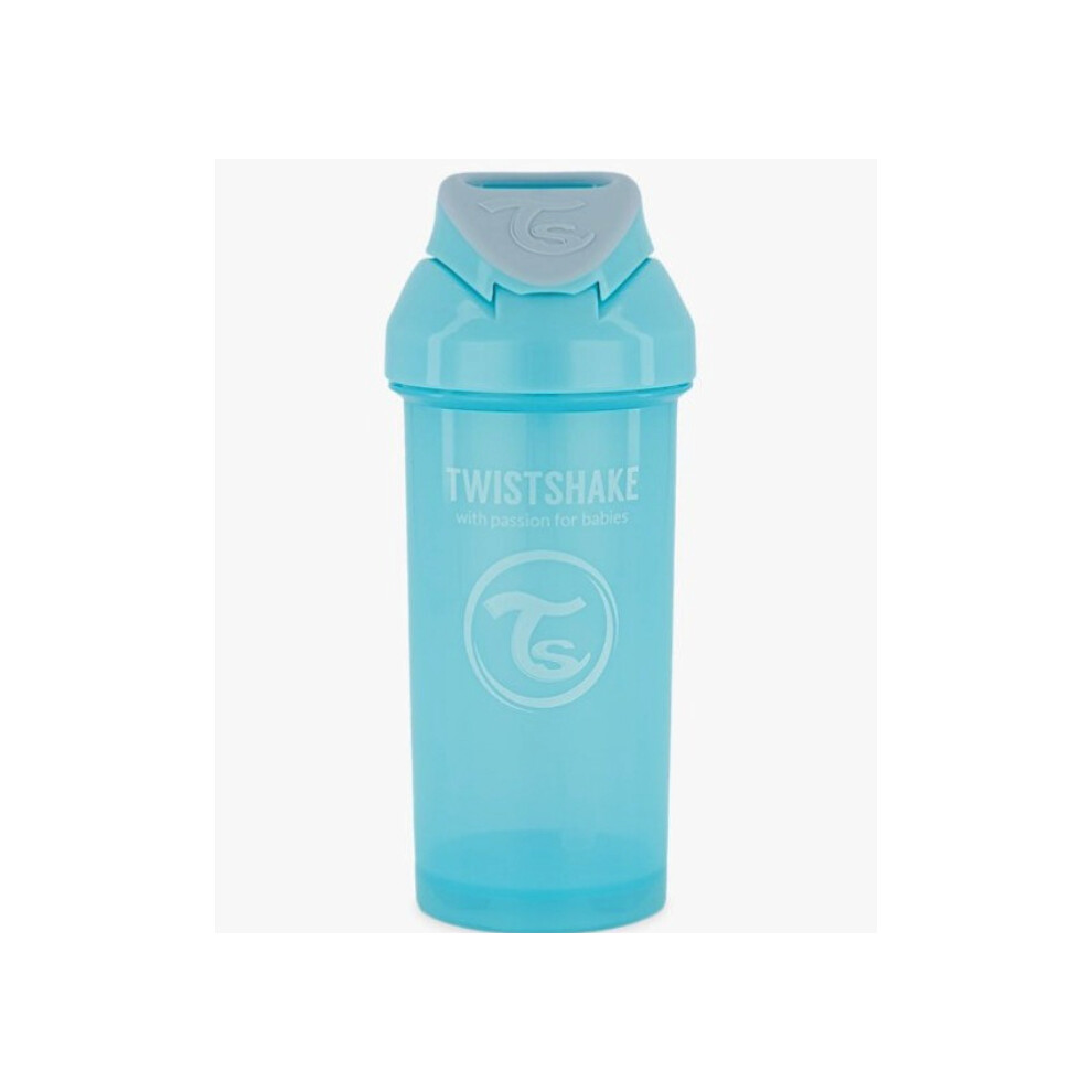 Twistshake Straw Cup 6M+ Pastel 6 Months+ |Sippy Cup / Toddler Cup |Leak-Proof / No-Spill - 360Ml Blue