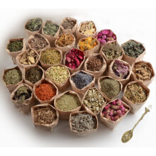 Dried Herbs for Witchcraft Supplies and Tools for Protection Herbal Magic Wiccan Spells - 30 Wiccan Herbs for Wicca Altar Supplies - Dried Herbs with