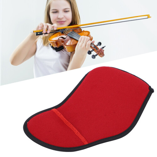 Red Flannel Violin Shoulder Rest Pad for Stringed Instruments