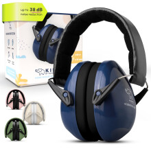 Schallwerk? Protezione del rumore Muffs per bambini per bambini (Ocean Blue) - Protezione all'orecchio per bambini piccoli e bambini - cuffie per le