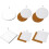 Thermal Transfer Round Ceramic Stone Square Sublimation Cup Pad with Coated Cork Backing for Art Projects 3