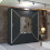 (150cm, Black) Nicole Double Mirror Sliding Door Wardrobe 1