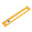 Two-in-One Compass Ruler, High Accuracy, Yellow, 17cm 15