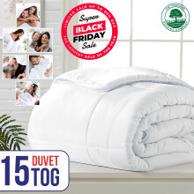 (15 Duvet Tog, King: (235 x 220 cm)) Feels Like Down Duvet Tog Microfiber Quilts & Duvets