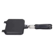 Aluminium Alloy Double-Sided Non-Stick Flip Pan for Naan Bread, Pancakes, Grilled Cheese, 10 Inch