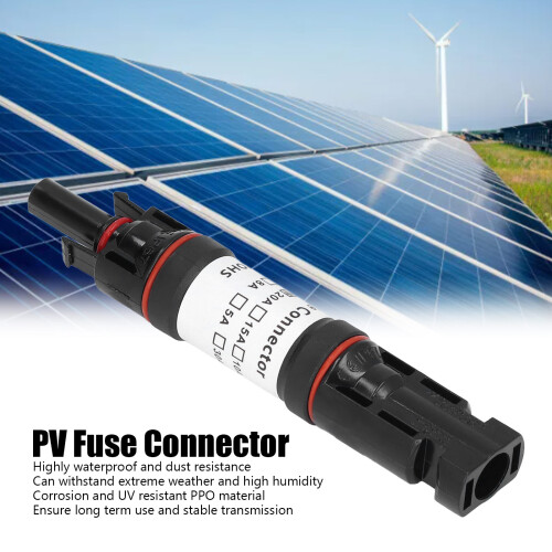 Solar-PV-Sicherungshalter PPO Messing DC 1000V 8A mit Verriegelungssystem 2