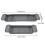Expandable Grey Bathtub Caddy Tray, Multi-Functional Non-Slip Organizer 10