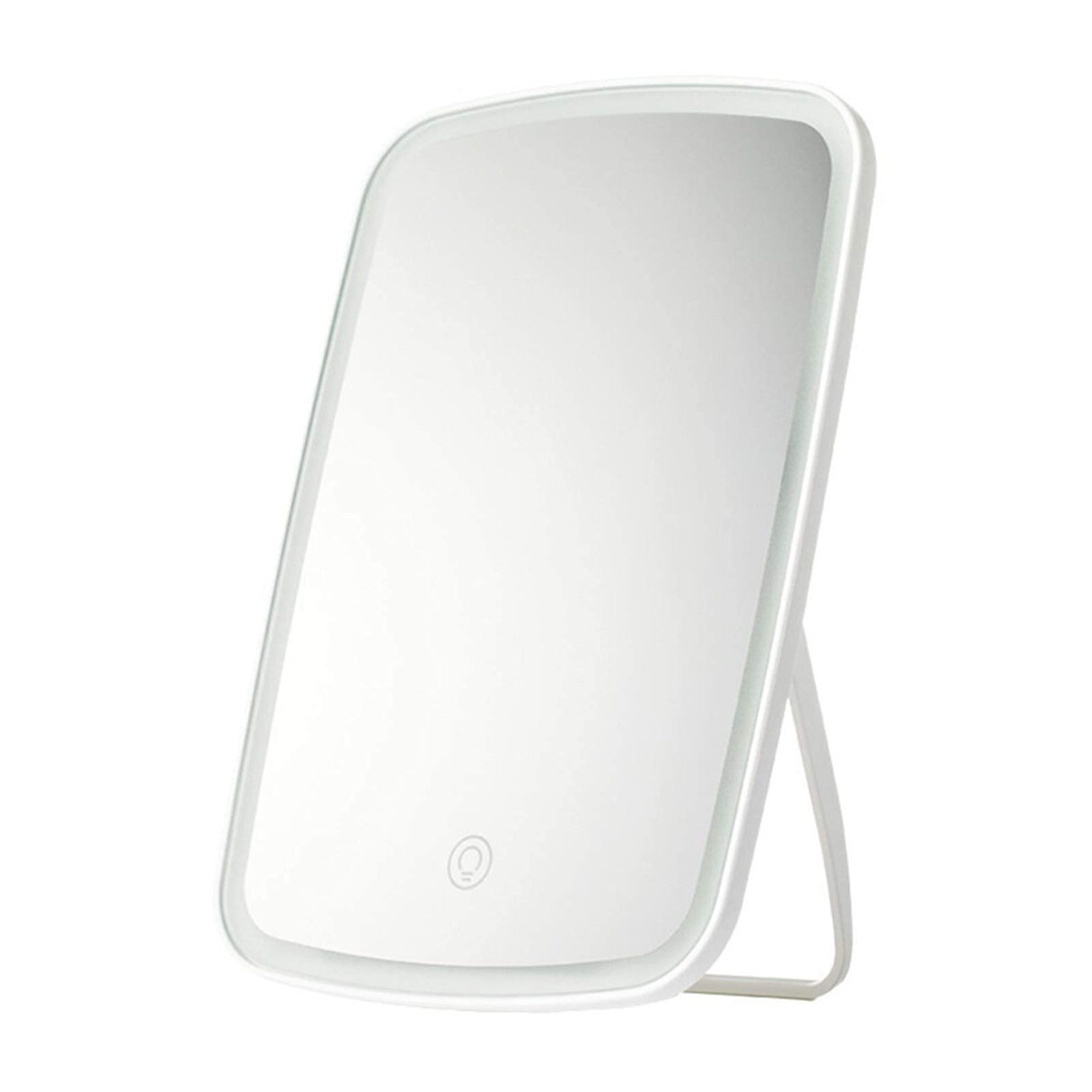 Makeup Mirror Cosmetic Mirror with Touchscreen 3-Color LED Brightness Portable USB Rechargeable for Desk
