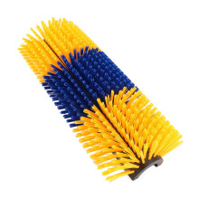 Livestock Scratching Brush for Cattle and Horses 435mm Semi-Circular Grooming Tool for Back Itching Relief (Yellow)