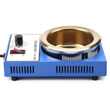 220V Mini Electric Soldering Pot for Desoldering and Melting Metal - 300W Heating Capacity with EU Plug