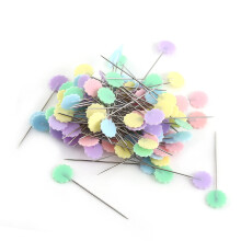 100 Pcs DIY Quilting Pins Tool for Flower Projects, Fabric Crafting, Sewing Accessories, Multi-Color Design