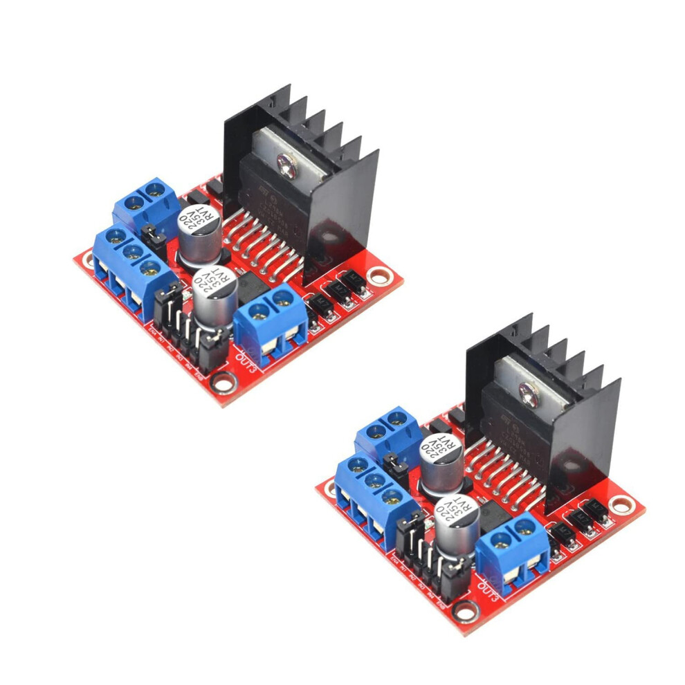 L298n Motor Drive Controller Board Module Dual H Bridge For Arduino Smart Car Robot Mega R3 2560 Esp32 Pack Of 2 6447073145520