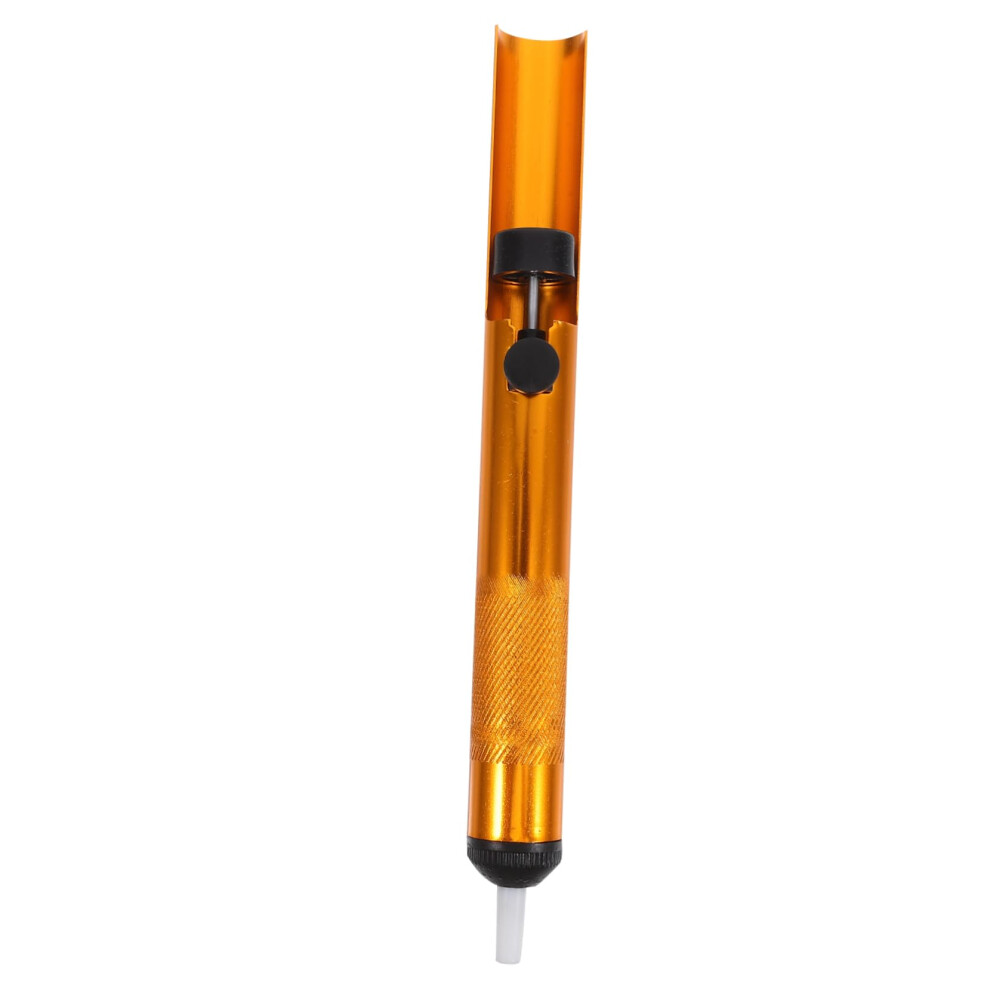 Gold Solder Sucker Pump Aluminum Manual Desoldering Tool For Precise Solder Removal In Electronics Repair Projects 6482260137186