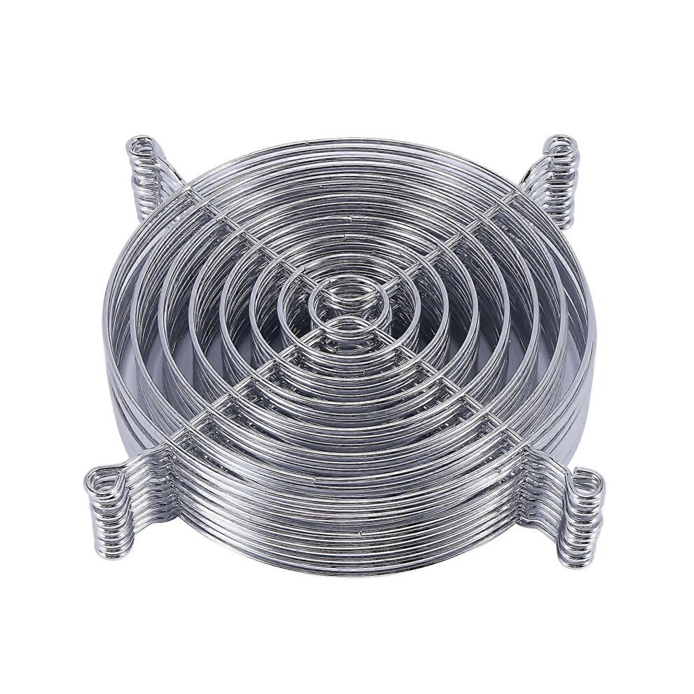For 10pcs Computer Pc Cooling Fan Mesh Cover Metal Fan Shield 120mm