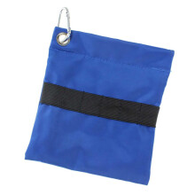 Golf Tackle Bag Cover for Golf Cart, Reusable Nylon Carry Bag for Golf Wedges, Balls, and Small Golf Bags in Blue