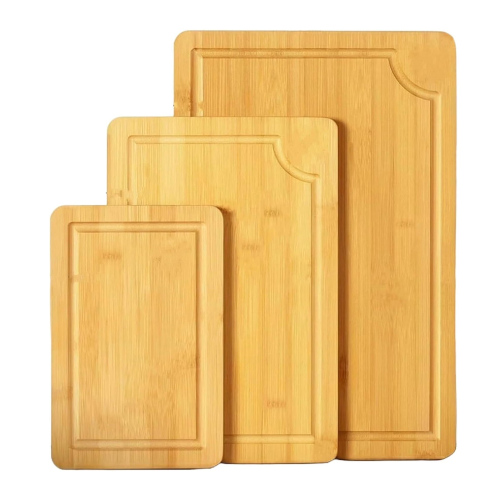 Magna Retail Chopping Cutting Boards Bamboo Charcuterie Serving Platter - Set Of 3
