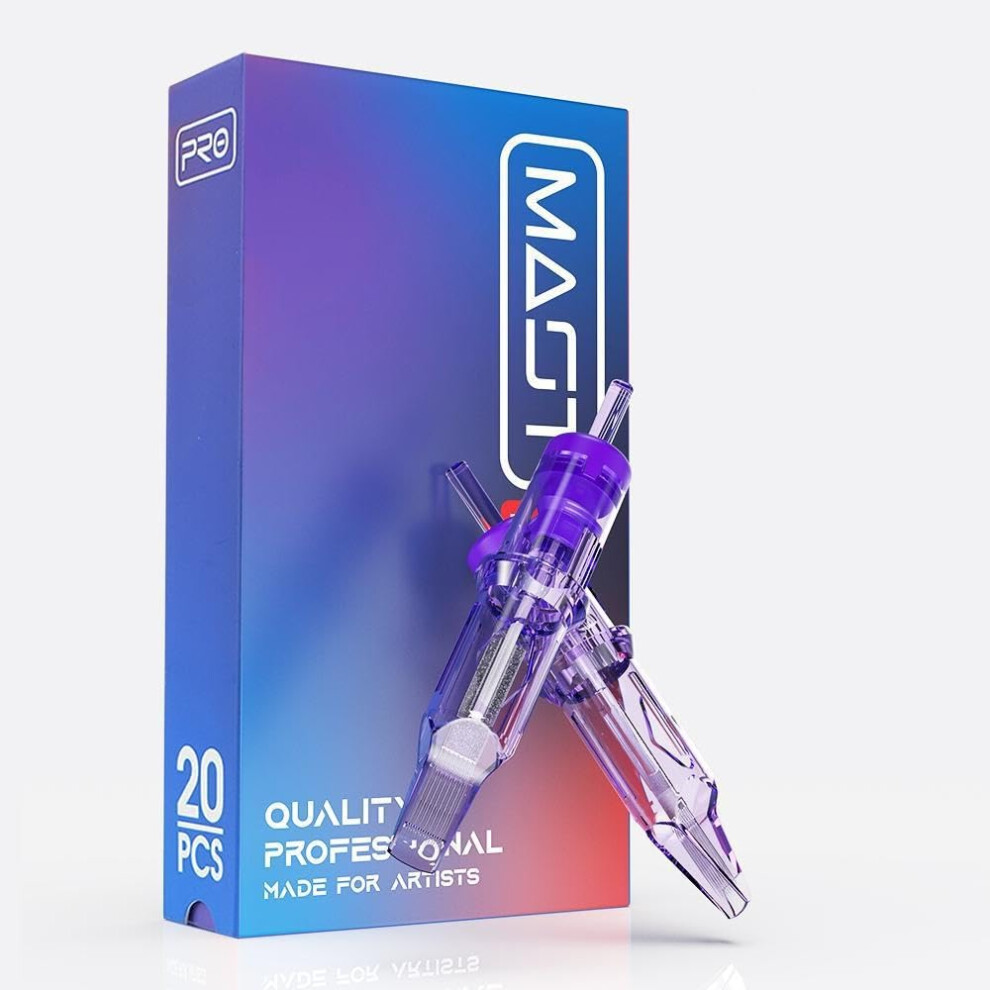 Cartridge Permanent Makeup Needle Pro 0601RL 0.20 mm Single Round Liner 1RL for Microneedling and Tattooing